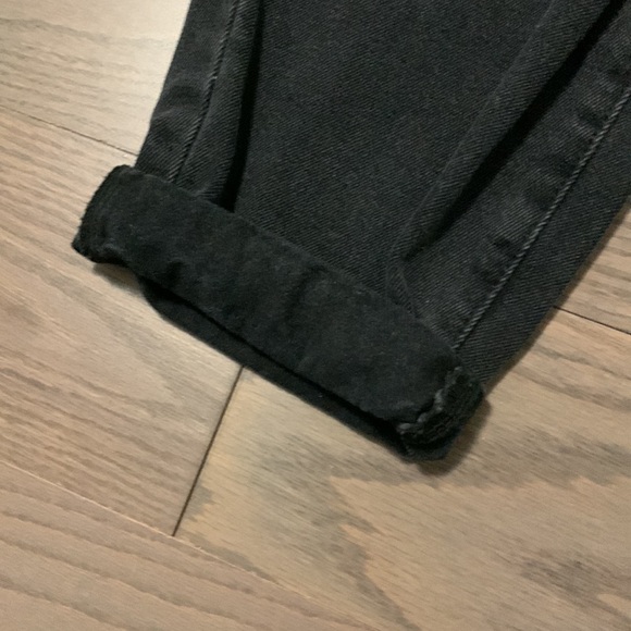 Black High Rise Dad Jeans - Picture 4 of 5